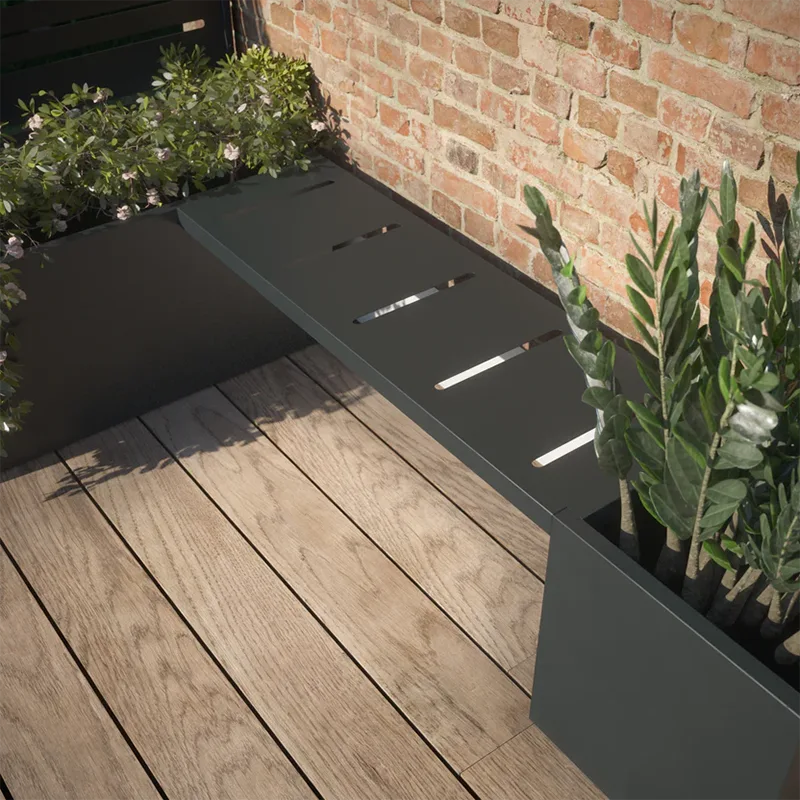 Lightweight Square Outdoor Planter