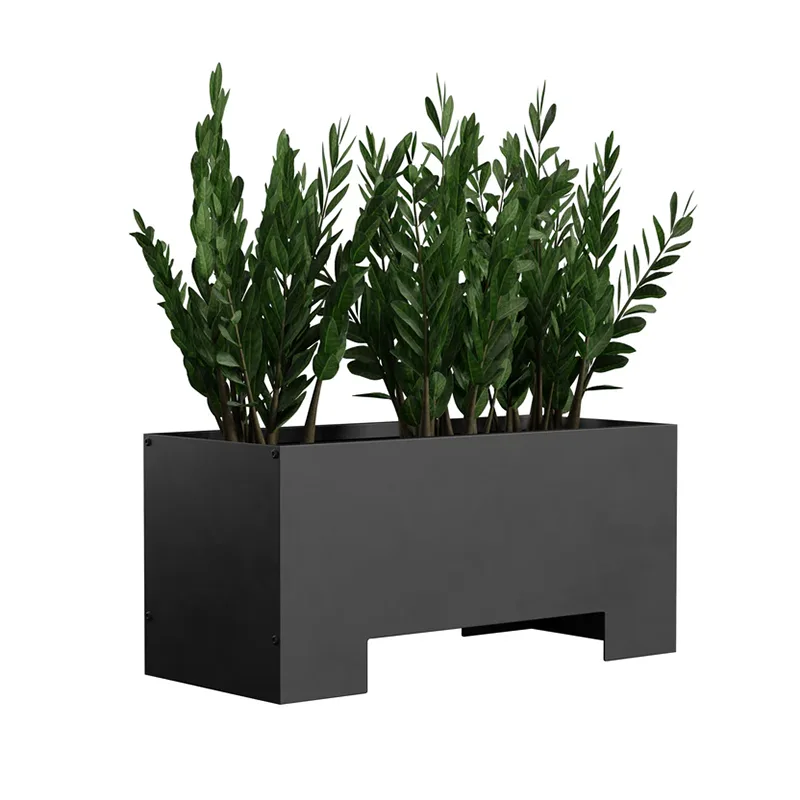 Penanam Luar segi empat tepat dengan Tapak Timbul